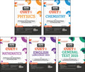 Combo (Set Of 5 Books) Go To Guides For Cuet (Ug) Science Stream  Physics, Chemistry, Mathematics, English & General Test 3Rd E