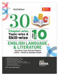 Disha 30 Chapterwise, Topicwise & Skillwise CBSE Class 10 English Language & Literature Previous Year Solved Papers (2013  2