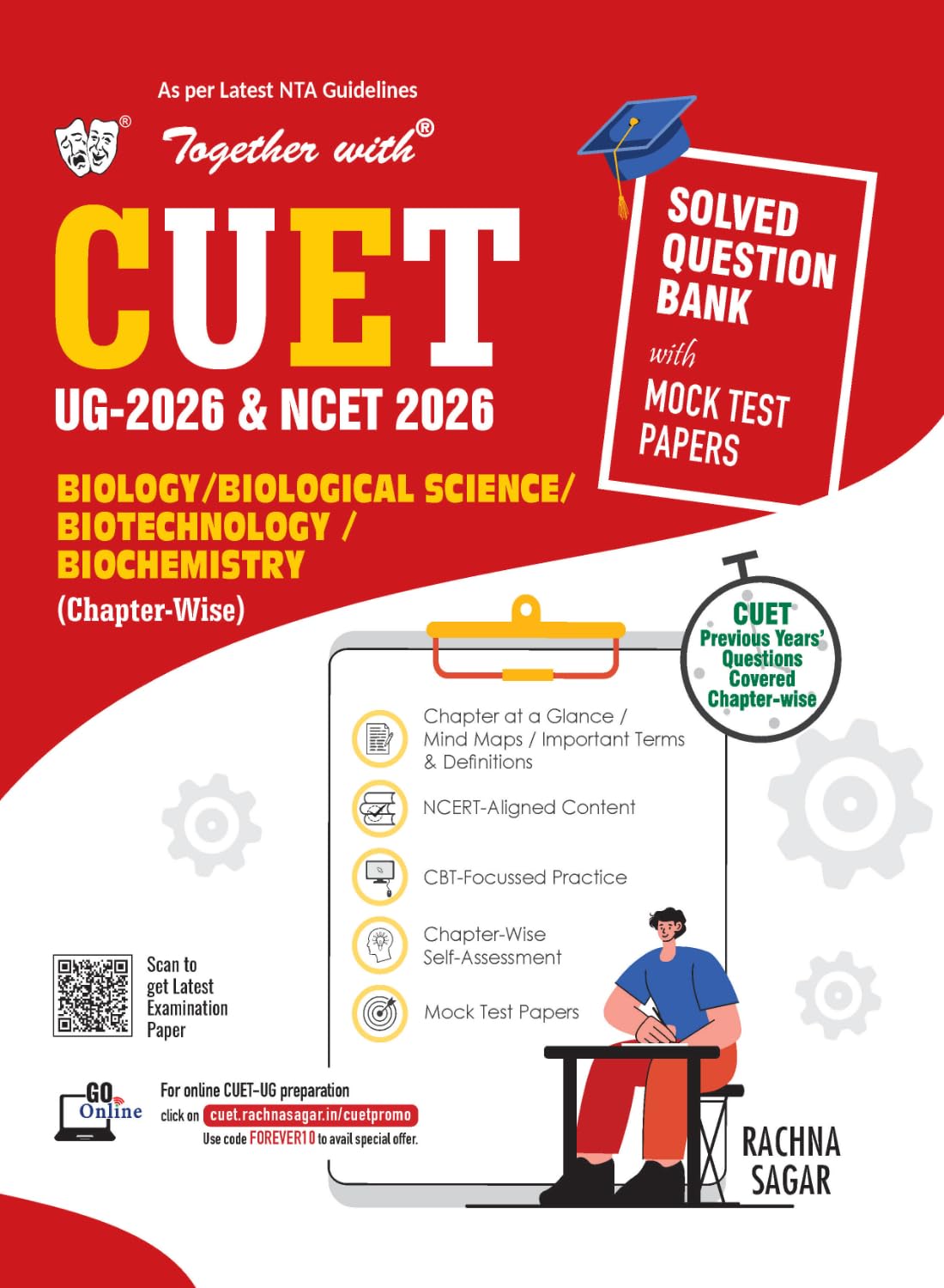 Together with CUET UG 2026 Question Bank Biology/ Biological Science/ Biotechnology /Biochemistry | Chapterwise MCQs with PYQs,