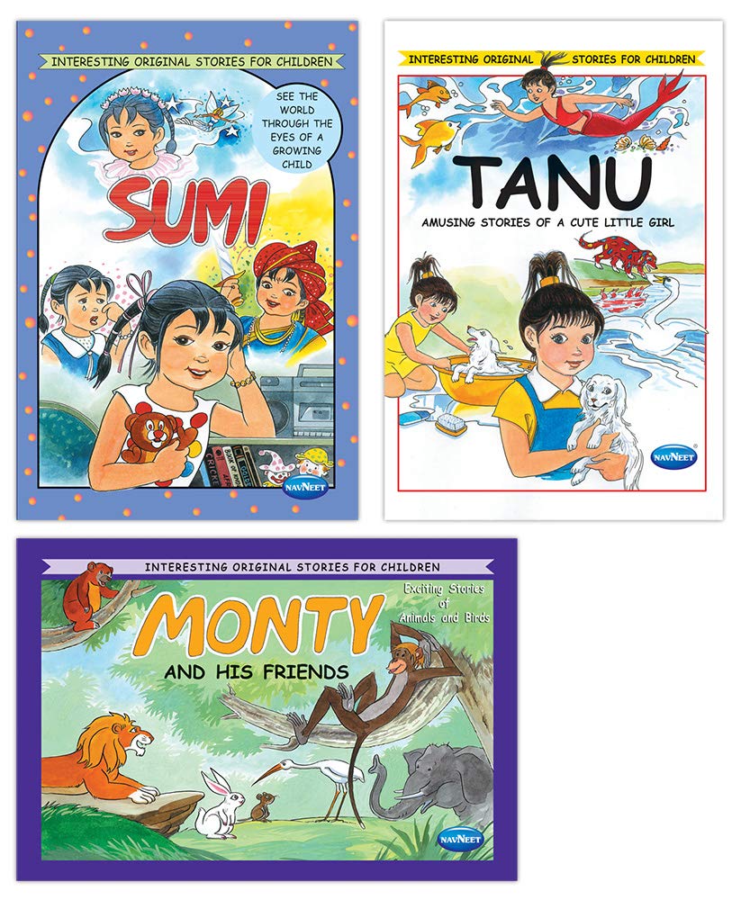 Navneet Interesting Original Stories For Children Sumi, Tanu And Monty Read Aloud Stories For Kindergarten Kids Classic Colle