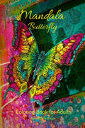 Mandala Butterfly Coloring Book for Adults : Stress Relieving Mandala Designs with Butterflies for Adults | Premium Coloring Pag