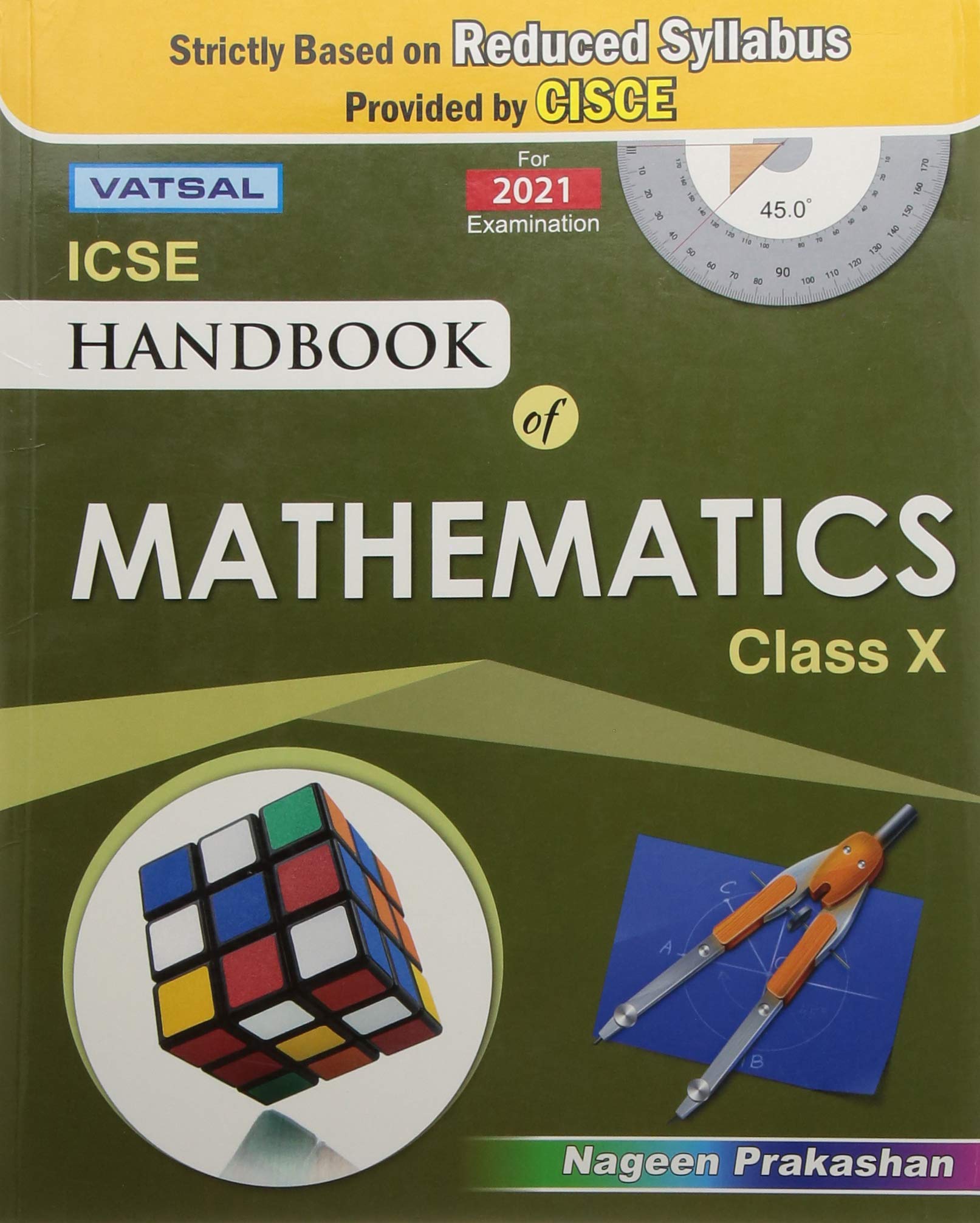 Mathematics Handbook For Class 10Th  Icse Board  For 2021 Board Exams