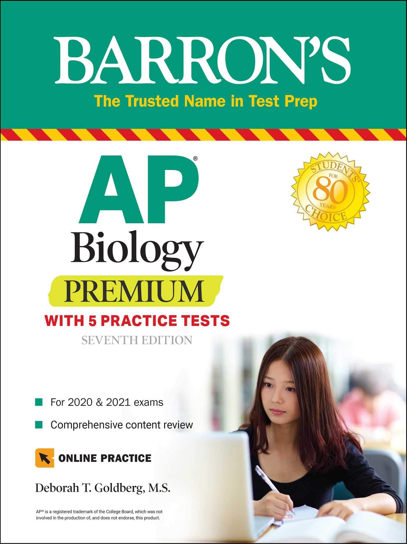 AP Biology Premium: With 5 Practice Tests (Barrons Test Prep)