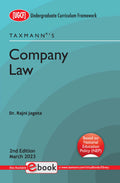 Taxmanns Company Law  Updated, concise & clear study material provided in a compact manner with case laws, illustrations, pra