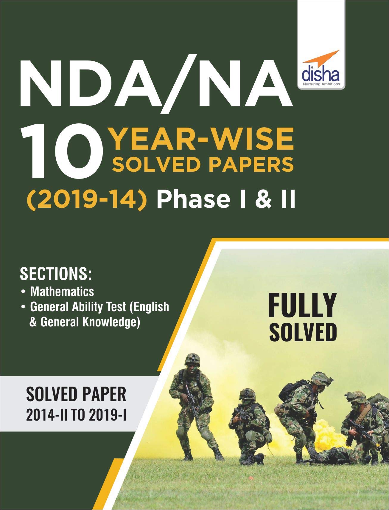 Nda/ Na 10 YearWise Solved Papers (2019  14) Phase I & Ii