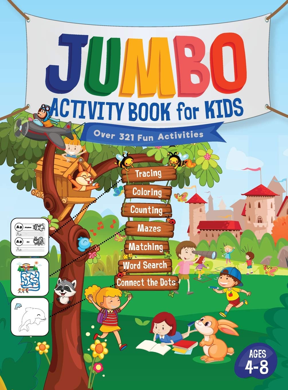 Jumbo Activity Book For Kids