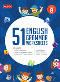 MTG 51 English Grammar Worksheets Class 8  Grammar Work books to practice English concepts in interactive way (Based on CBSE/NC
