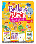 Brilliant Brain Activity Book For Kids Age 45 Years With Matching, Colouring, Counting & More | 88 Pages Of Educational & Fun Ac