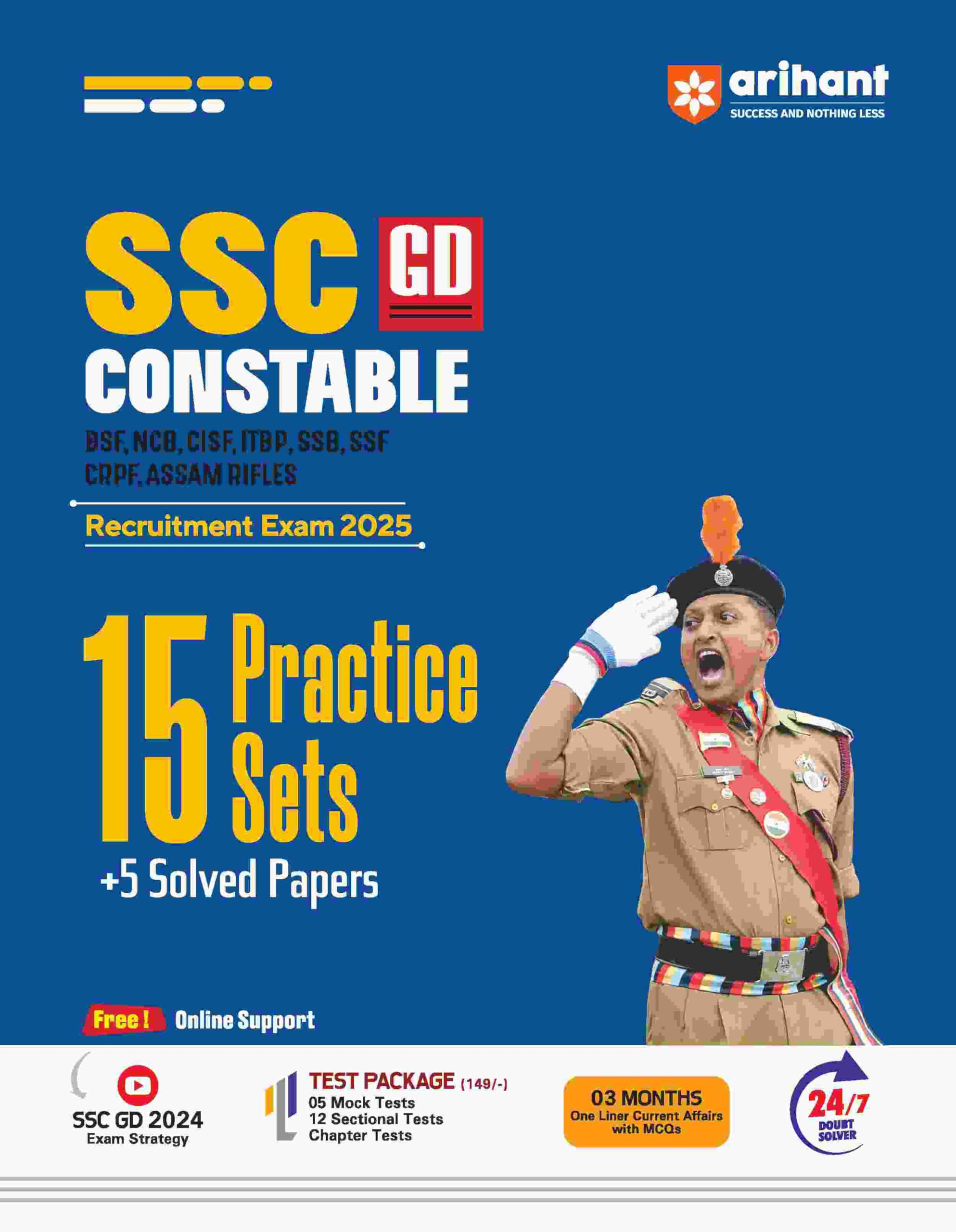 (Old Edition) Arihant SSC GD Constable Recruitment Exam 2025