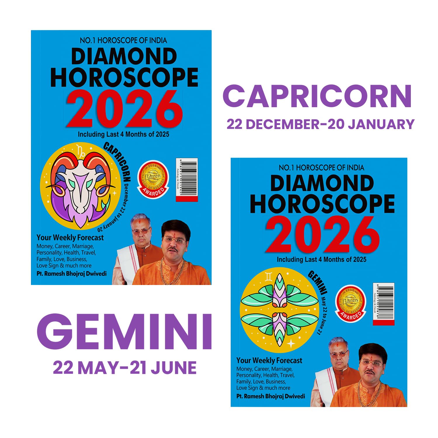 Horoscope 2026 : Sun Sign Book of Capricorn + Gemini