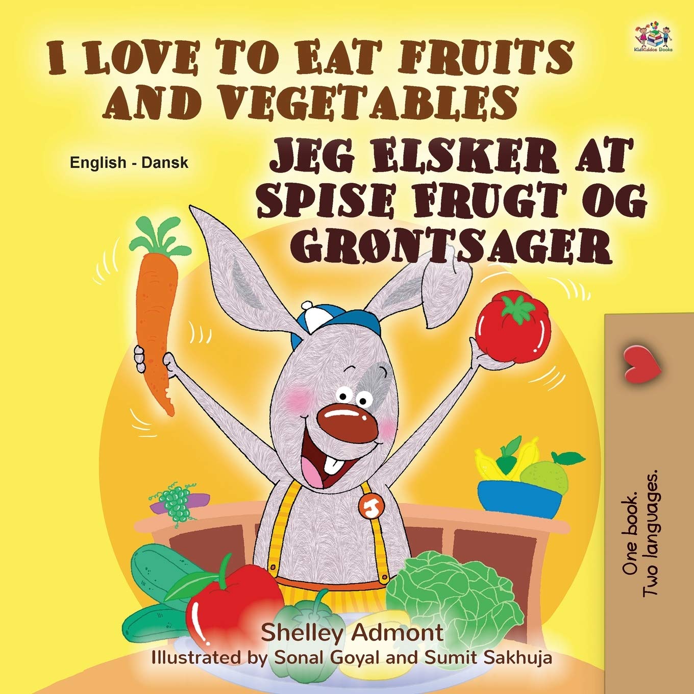 I Love to Eat Fruits and Vegetables (English Danish Bilingual Book for Kids) (English Danish Bilingual Collection)