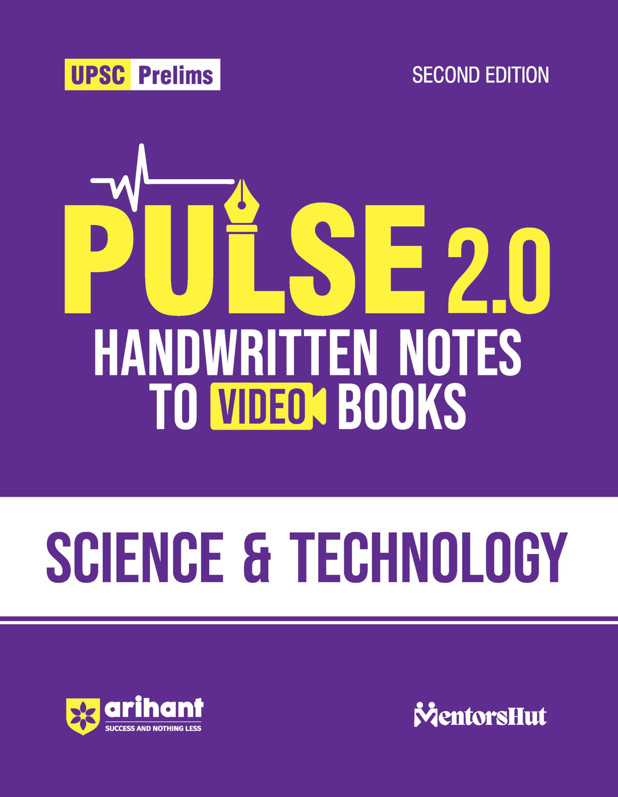 (Old Edition) UPSC Prelims Modern Science and Technology India 2025 | With Pulse 2.0 Handwritten Notes (PULSE 2.0 Handwritten No