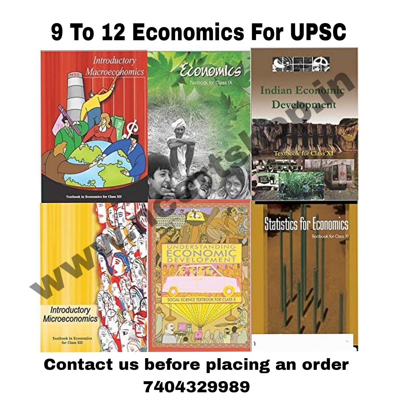 Ncert Economics Books Set Class 9 To 12 (English Medium ) 202526 Edition