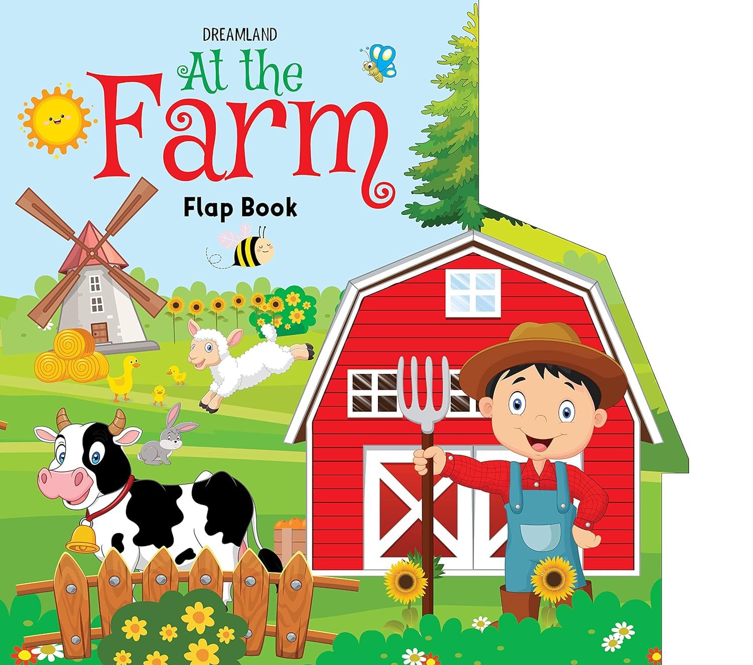 At The Farm  Lift The Flap Book For Kids Age 36 Years With Bright And Colourful Pictures Early Learning Novelty Book For Chil