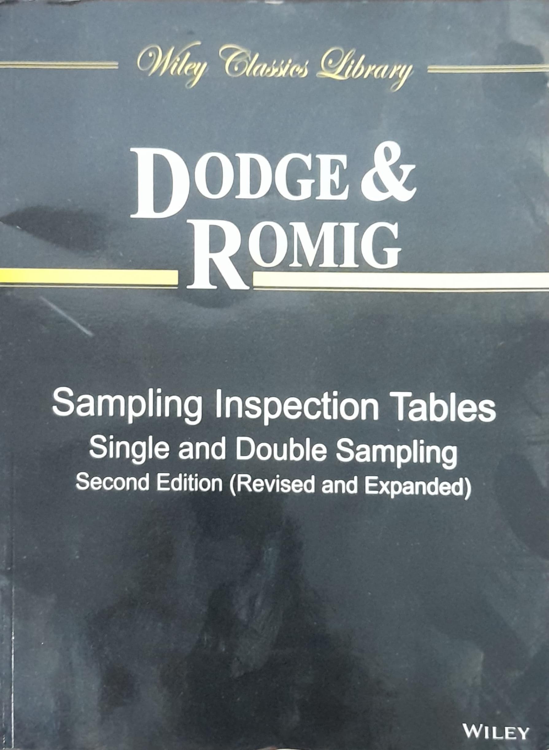 Sampling Inspection Tables Single And Double Sampling, 2E