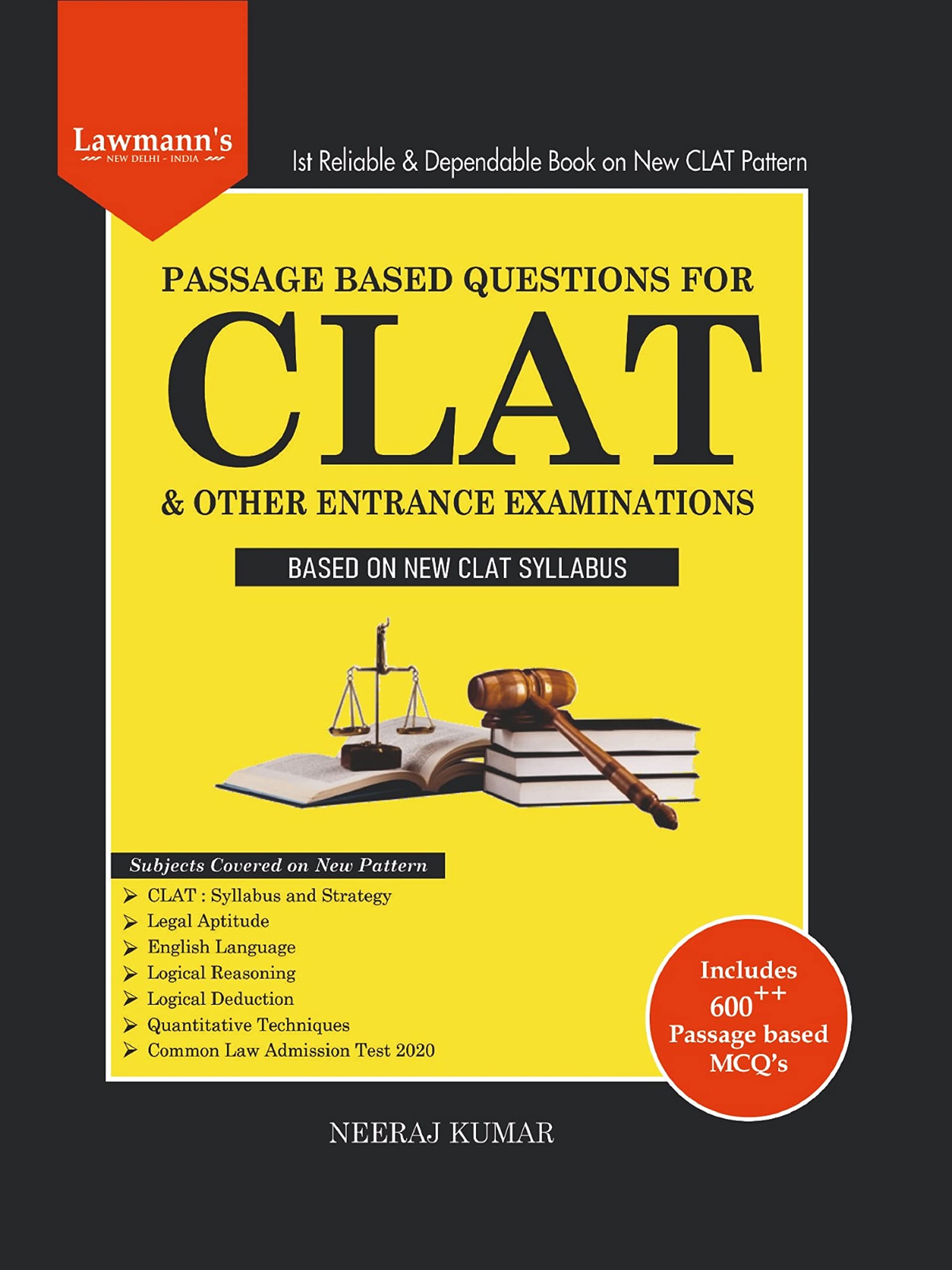 Lawmanns Passage Based Questions for CLAT (Commom Law Admission Test) & Other Entrance Examinations (Based on New CLAT Syllabu