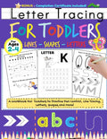 Letter Tracing For Toddlers: Alphabet Handwriting Practice for Kids 2  4 with dots to Practice Pen Control, Line Tracing, Lette
