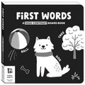 First Words A HighContrast Board Book | Black and White Board Book | For Toddlers