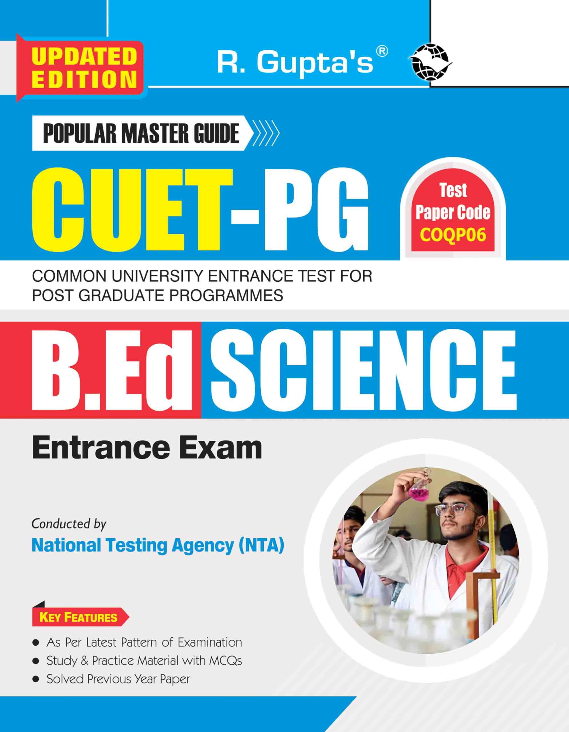 CuetPg: B.Ed (Science) Entrance Exam Guide