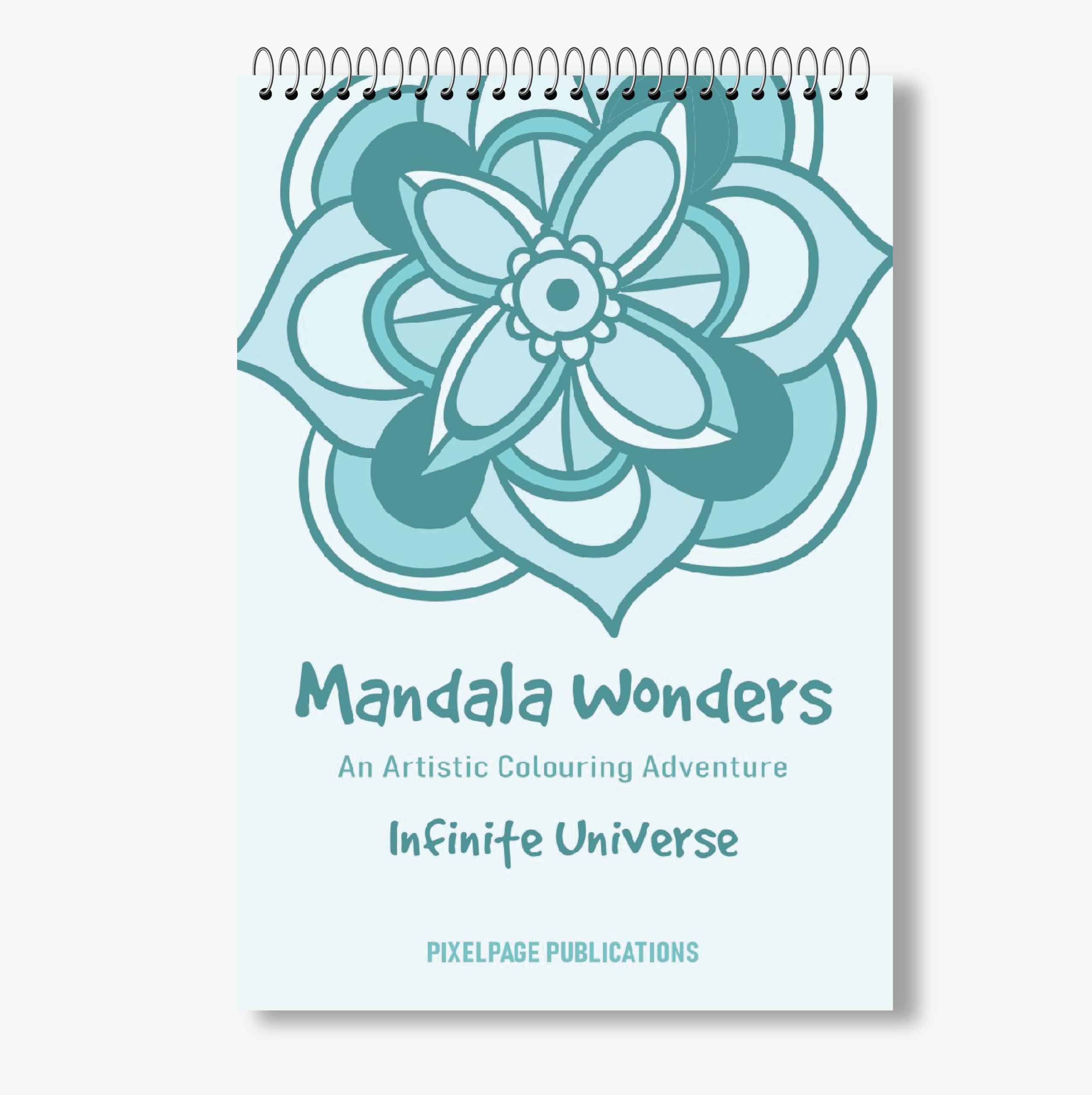 PIXELPAGE: Mandla Wonders  Infinite Universe  An Artistic Colouring Adventure