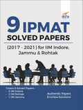 9 Ipmat Solved Papers (2021  2017) For Iim Indore, Jammu & Rohtak