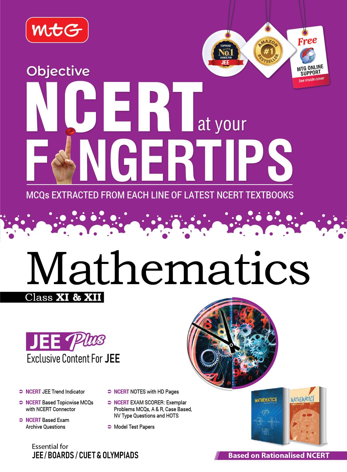 MTG Objective NCERT at your FINGERTIPS Mathematics  NCERT JEE Trend Indicator, Notes with HD Pages, Exam Archive & MCQs | JEE B