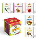 Early Learning My First Picture Book Set Of 5  Birds, Wild Animals, Fruits, Vegetables, Farm & Pet Animals  Board Books For To