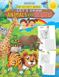 My Activity  LetS Draw Animals In Grids | Drawing And Sketching Workbook For Kids Ages 25 | Grid Drawing Activities To Improve