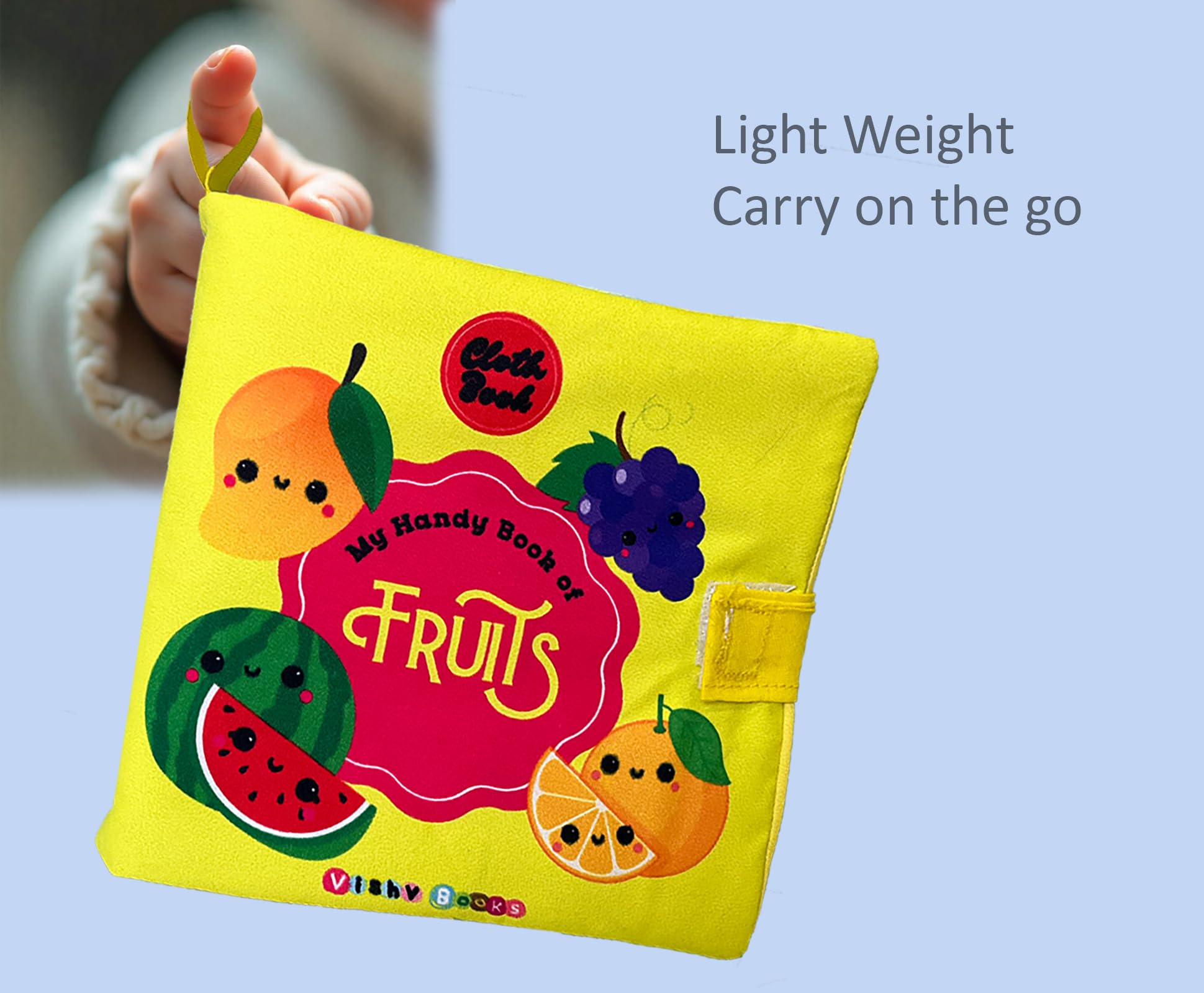 Vishv Books Cloth Book My Handy Book of Fruits