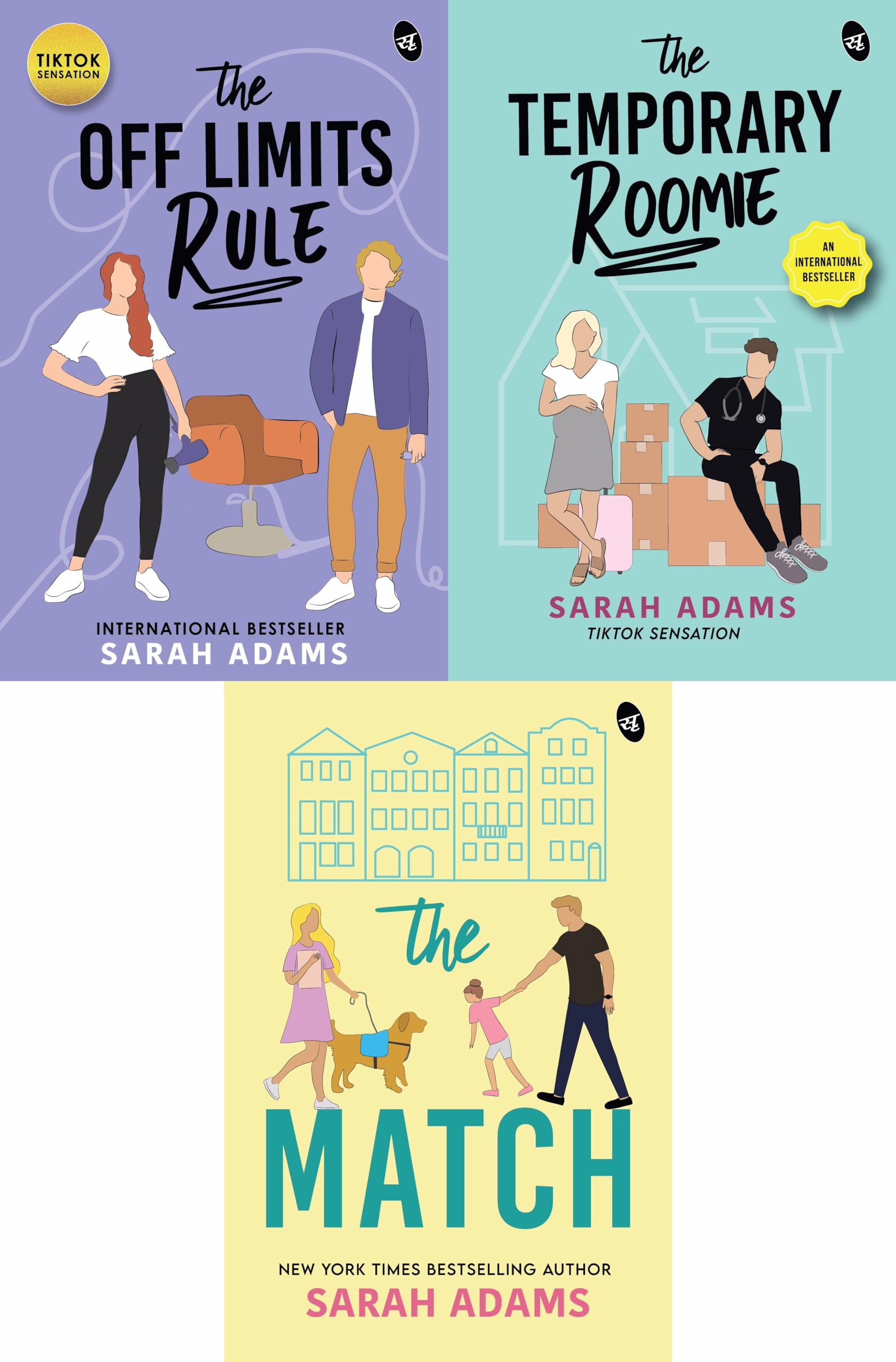 The Off Limits Rule I The Temporary Roomie I The Match  Best Sarah Adams collection