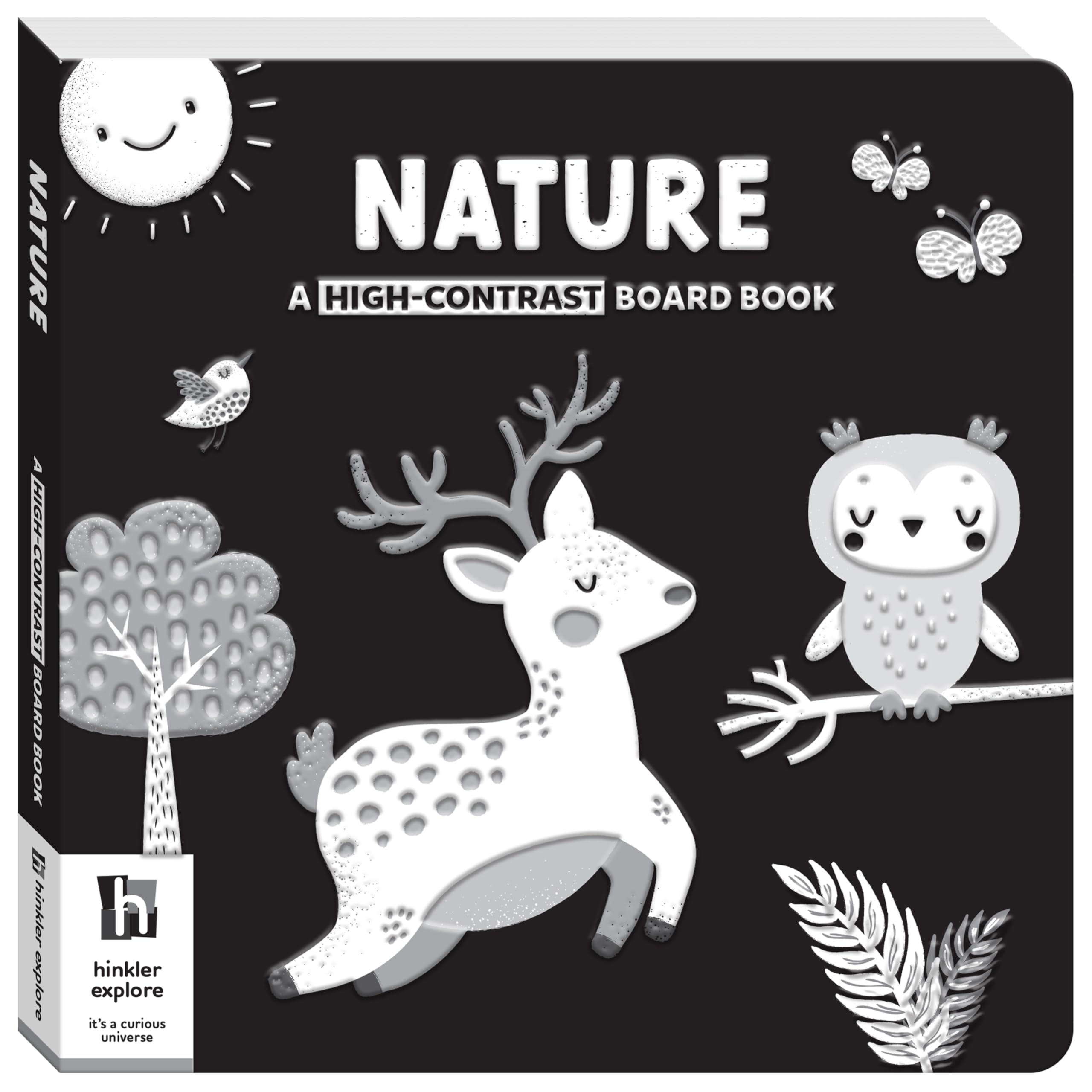 Nature A HighContrast Board Book | Black And White Board Book | For Toddlers