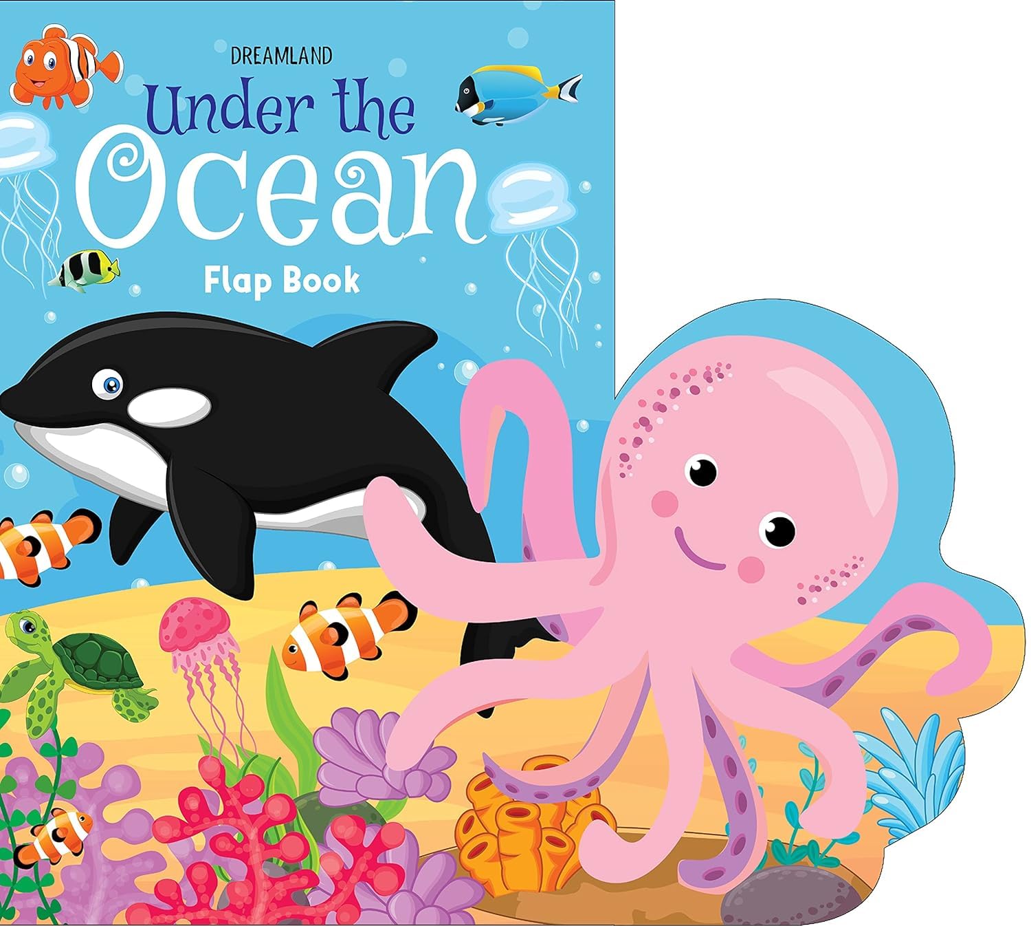 Under The Ocean  Lift The Flap Book For Kids Age 36 Years With Bright And Colourful Pictures Early Learning Novelty Book For 