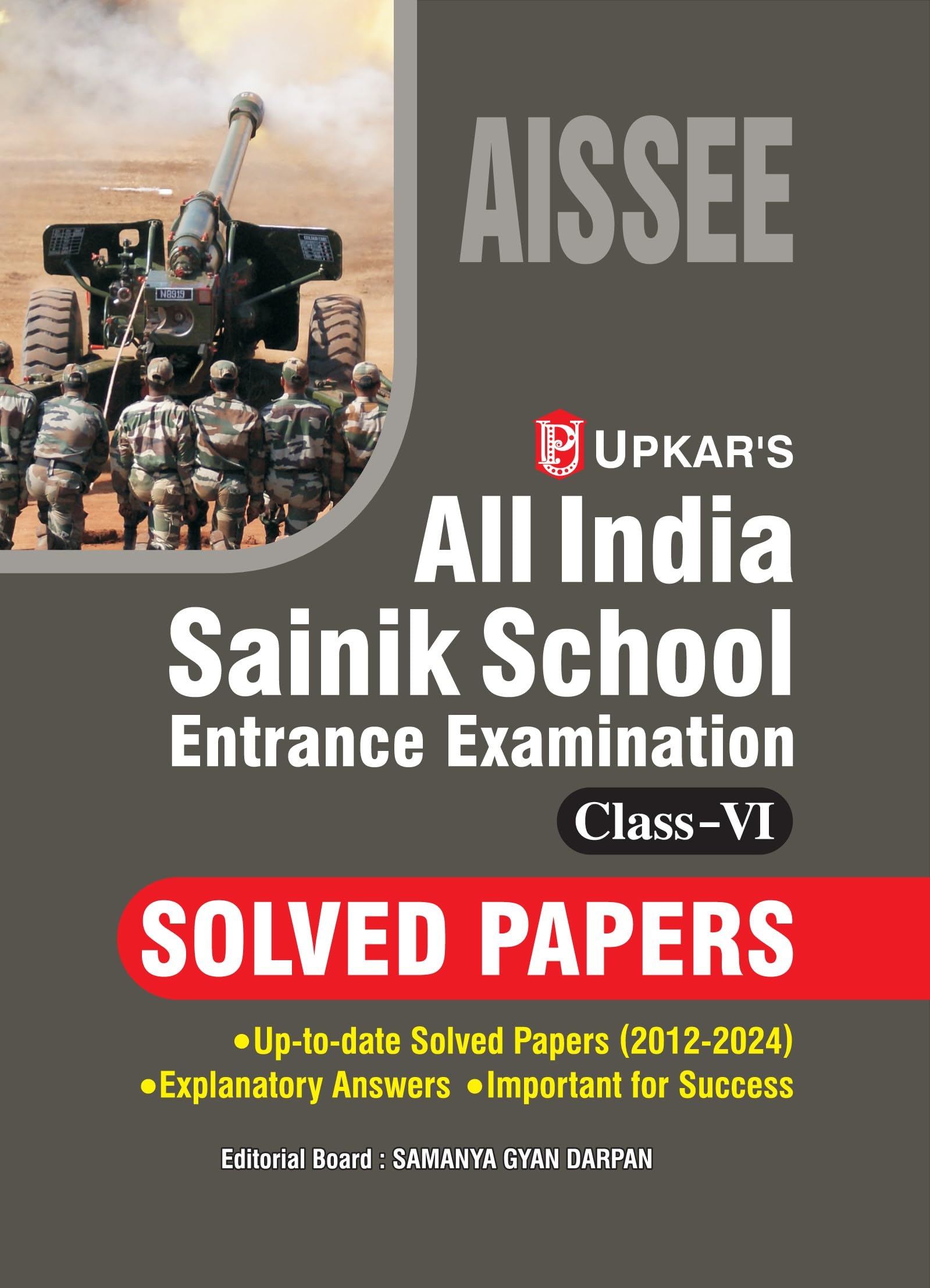 Sainik School Entrance Exam Solved Papers  Class Vi