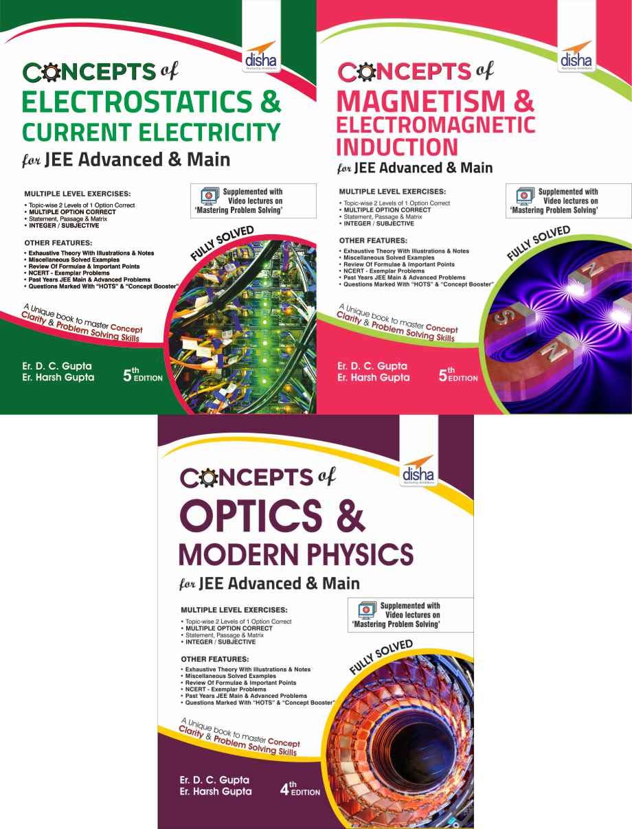 Concepts Of Class 12 Physics For Jee Advanced & Main  (Electricity, Magnetism, Optics & Modern Physics) 4Th Edition