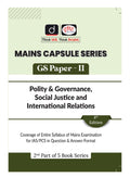 Drishti Ias Mains Constitution & Polity, Governance, Social Justice And International Relation 4Th Edition In English | Mains Ca