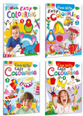 Sawan Fun With Easy Colouring Books  1 To 4 | Set Of 4 Books