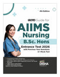 Disha Go To Guide For Aiims Nursing B.Sc. Hons. Entrance Test 2026 With Previous Year Questions & 1 Mock Test 4Th Edition | Phys