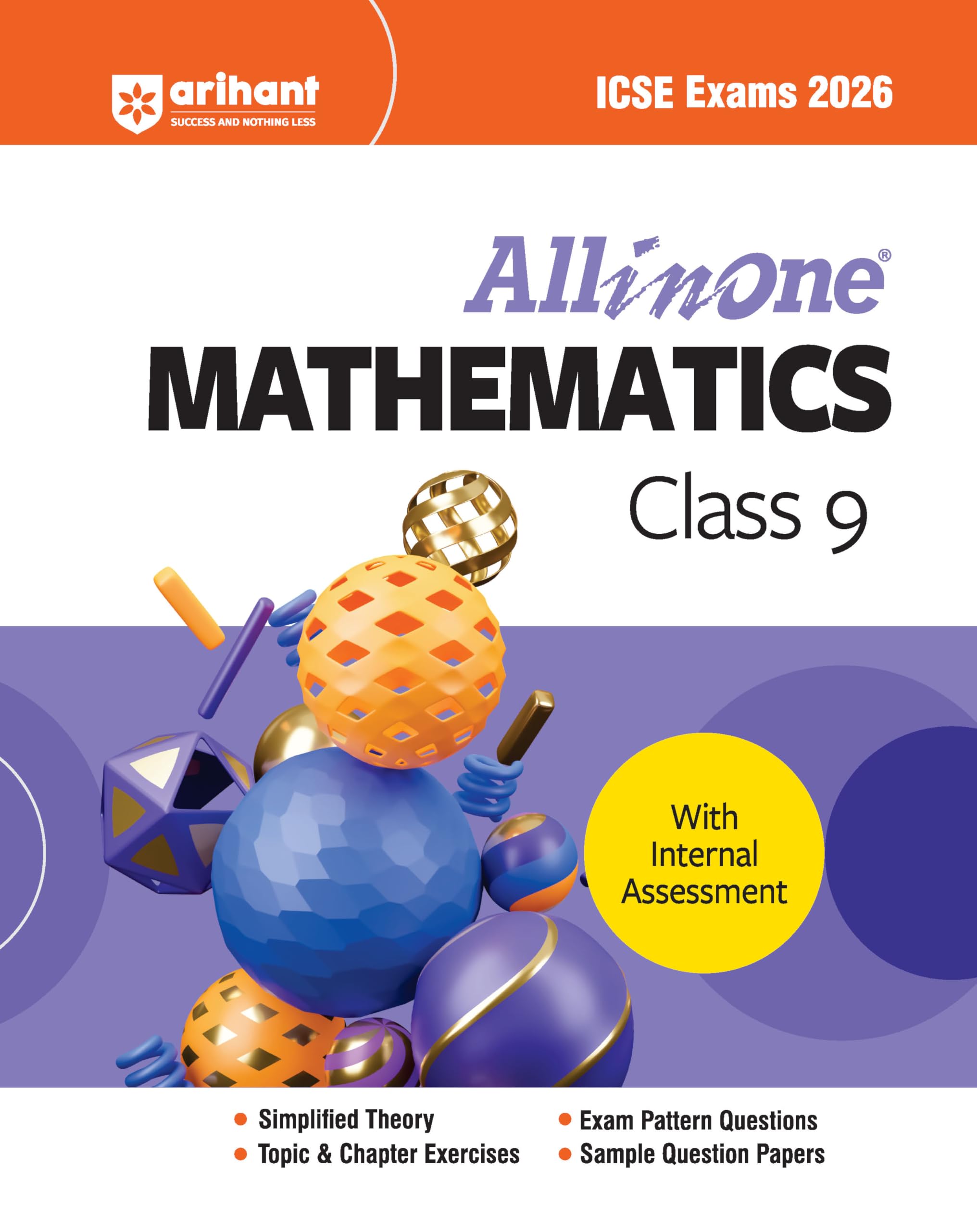 (Old Edition) Arihant All in one Mathematics Class 9 for ICSE Exams 2026