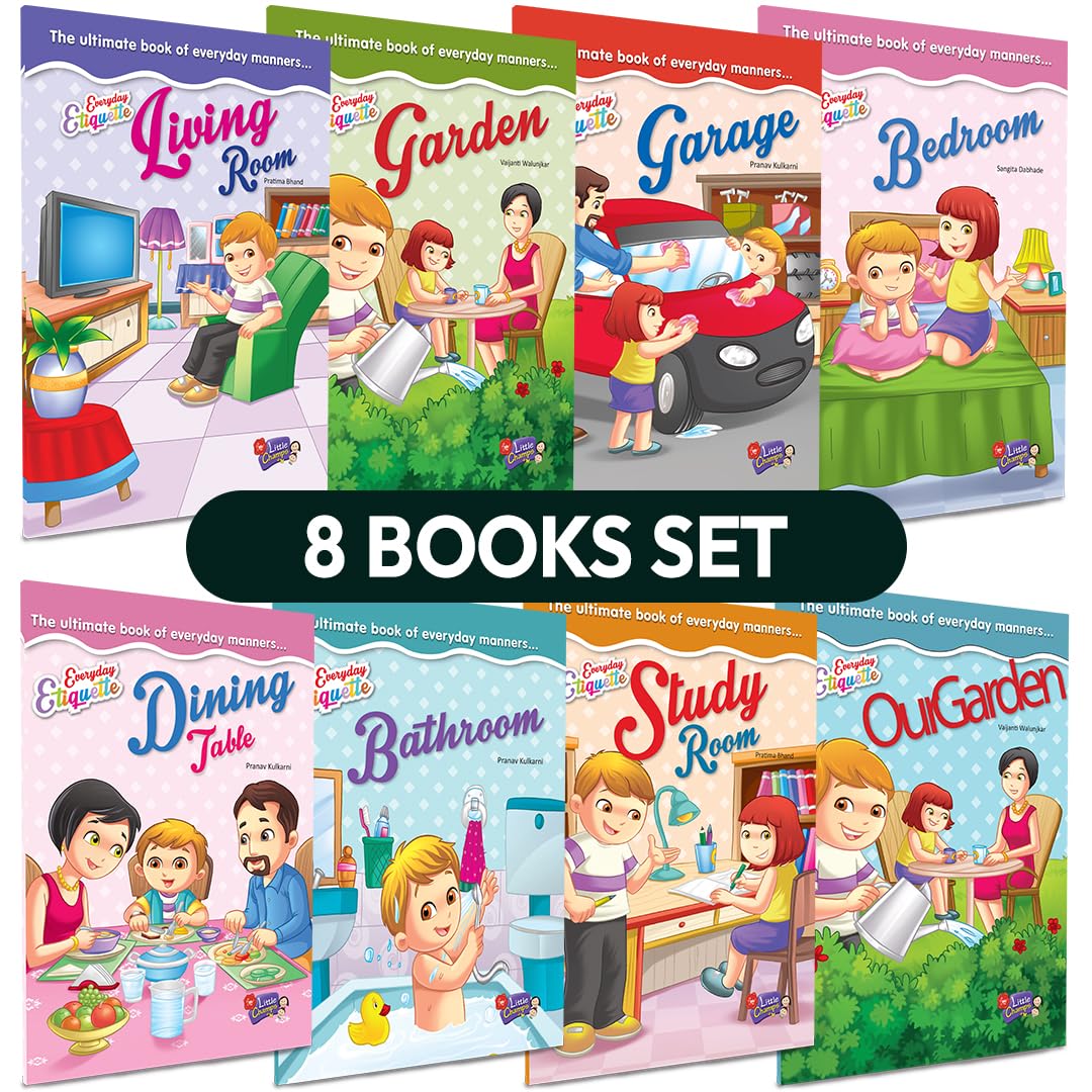 Everyday Etiquettes Books For Kids | Good Habits Manners Story Book For 3 Year Old Children | My First Library Box Set | Nursery