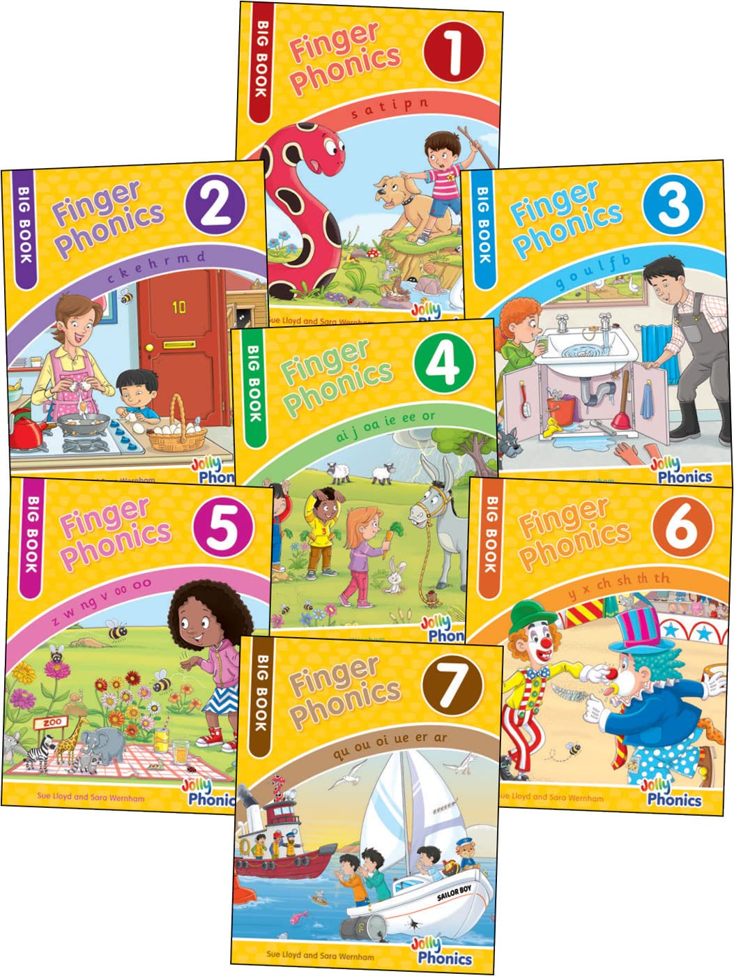 Finger Phonics Big Books 17: in Precursive Letters (British English edition)
