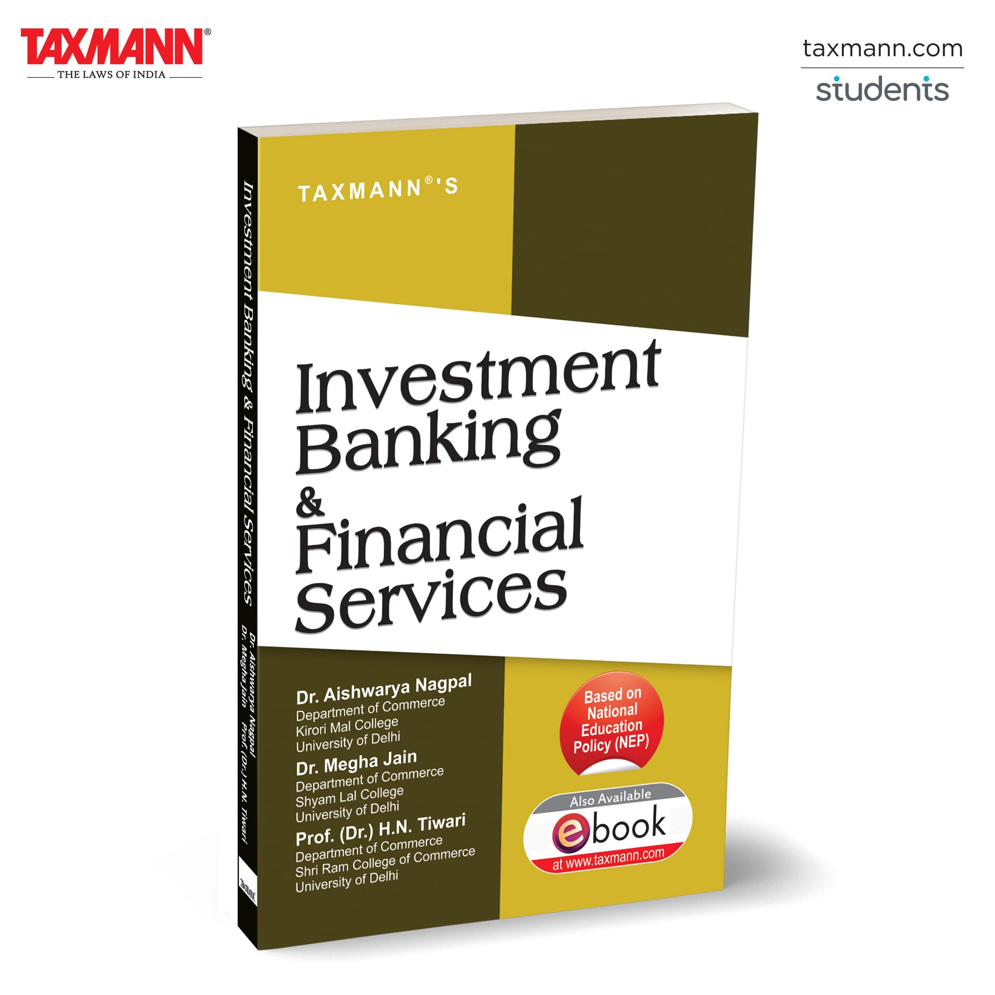 Taxmanns Investment Banking & Financial Services  NEPaligned, Comprehensive Textbook that Combines Core Investment Banking C