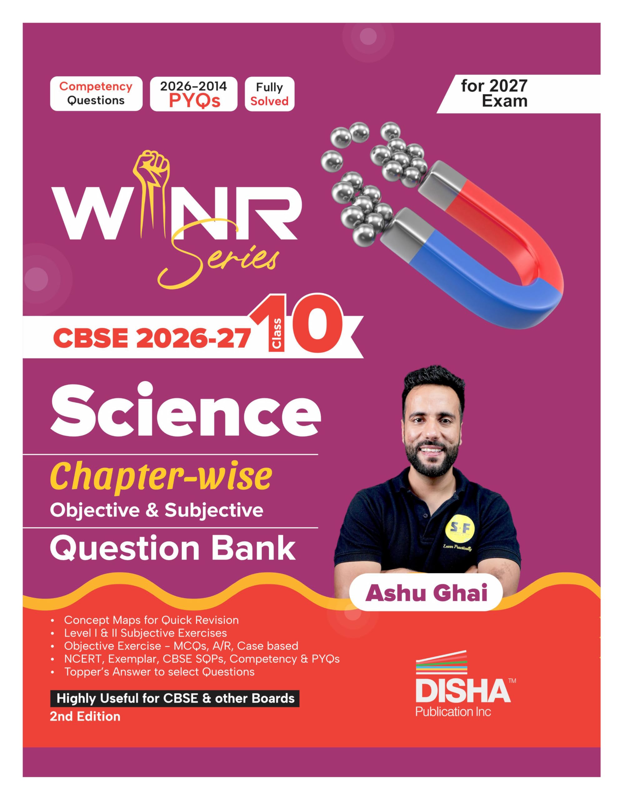 WINR Series CBSE 202627 Class 10 Science Chapterwise Objective & Subjective Question Bank 2nd Edn | Oneshot solution for 2027