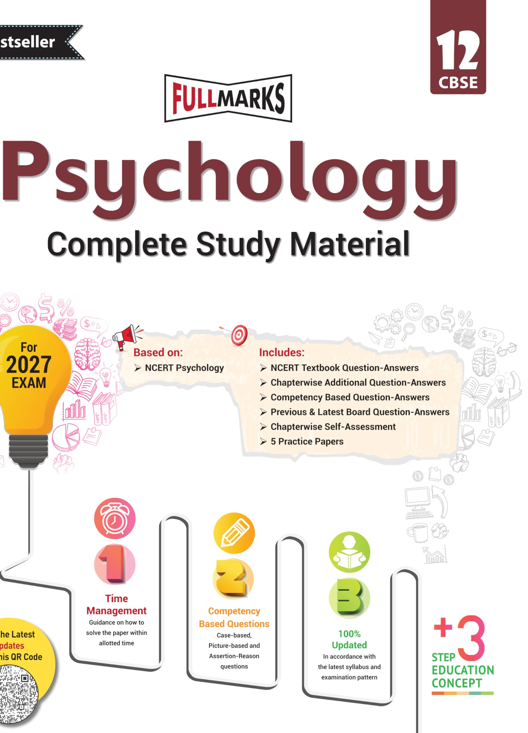 Full Marks Psychology Complete Study Material Class 12 | Based on Latest NCERT Textbook Psychology | Includes Chapterwise Summar