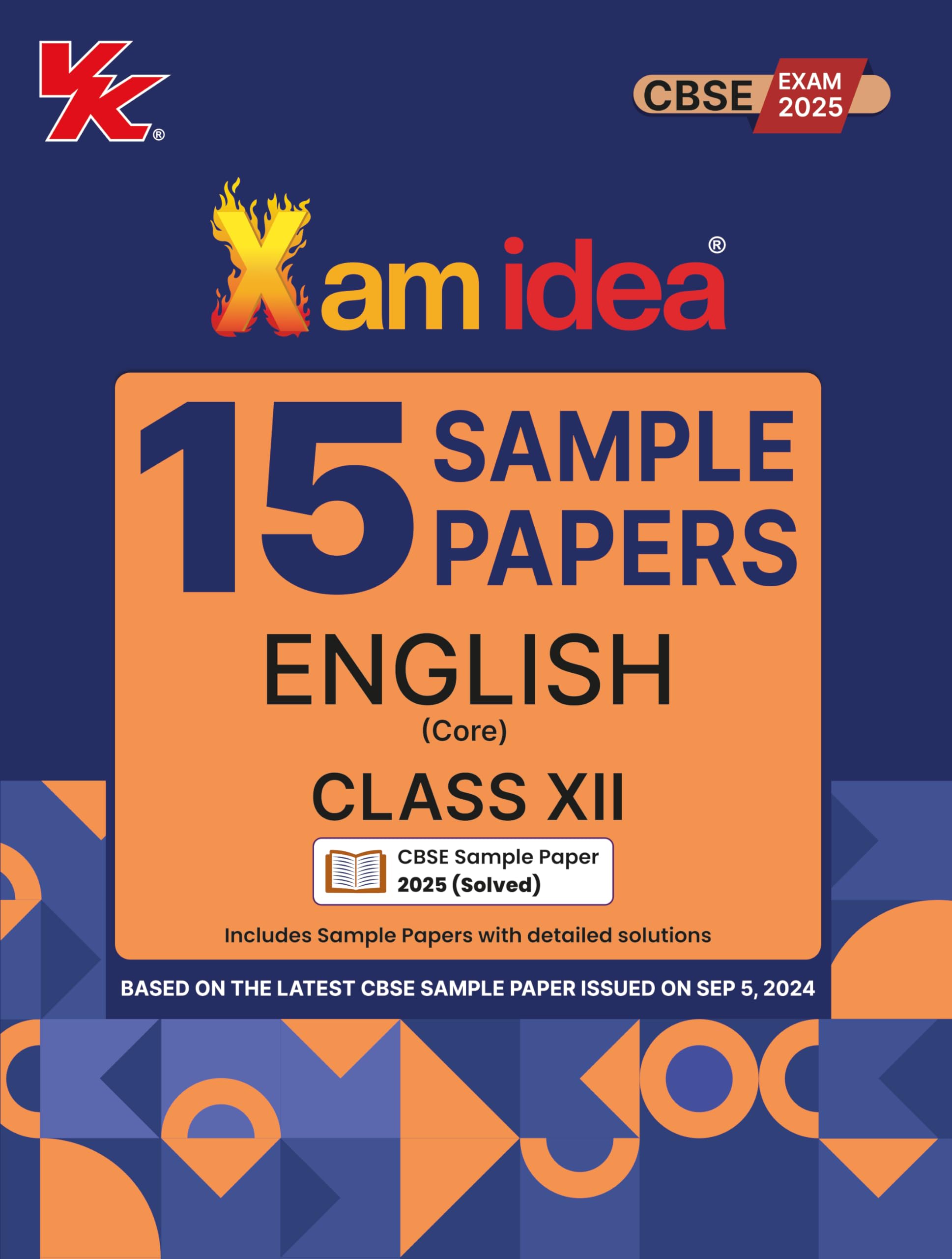 Xamidea Class 12 English (Core) Sample Papers for 2025 Board Exams | 15 Latest Papers Based on CBSE Sample Paper issued on Sept 