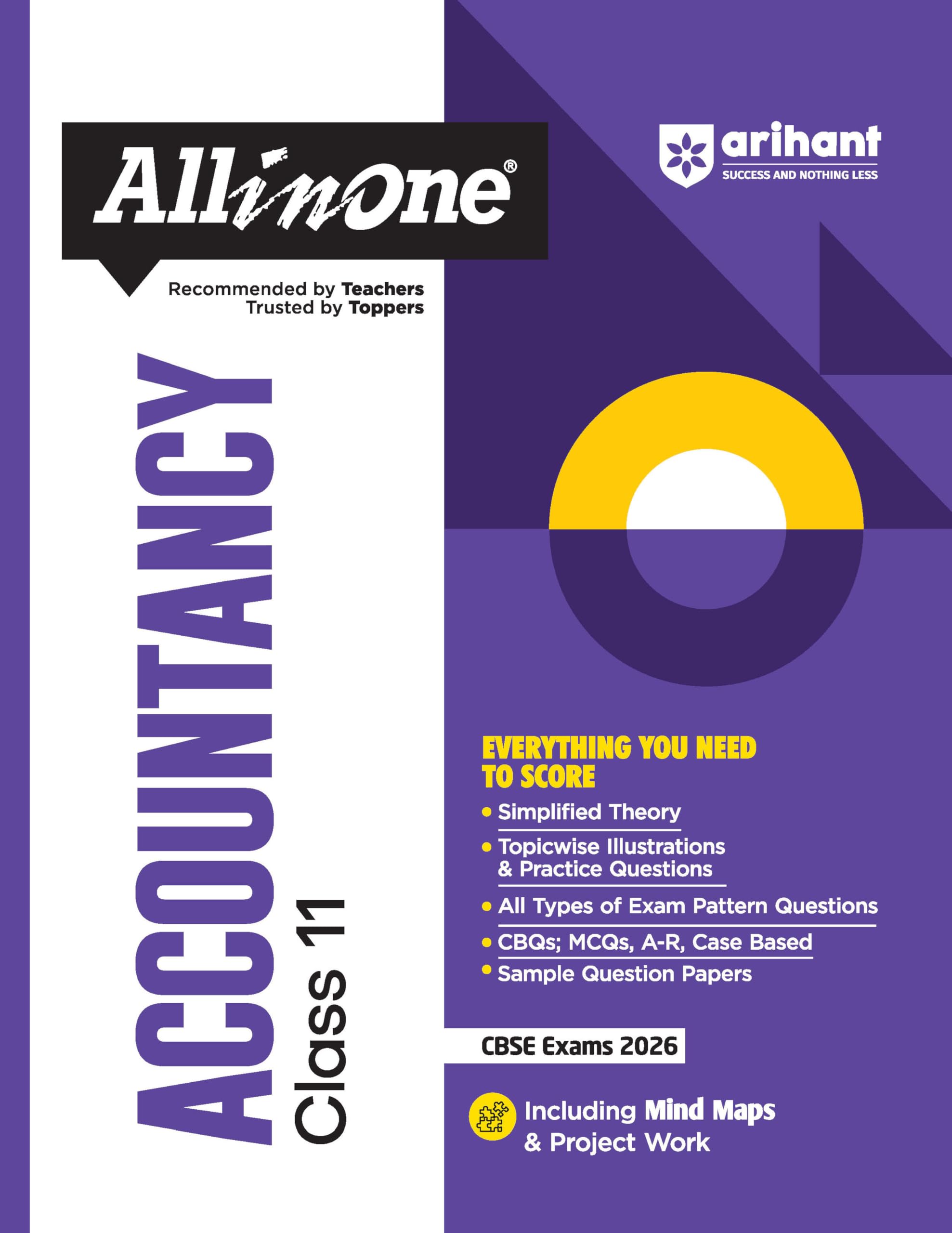 Arihant All In One Accountancy Class 11 For Cbse Exams 202526 | Revised Edition As Per Latest Syllabus | Simplified Theory, Top