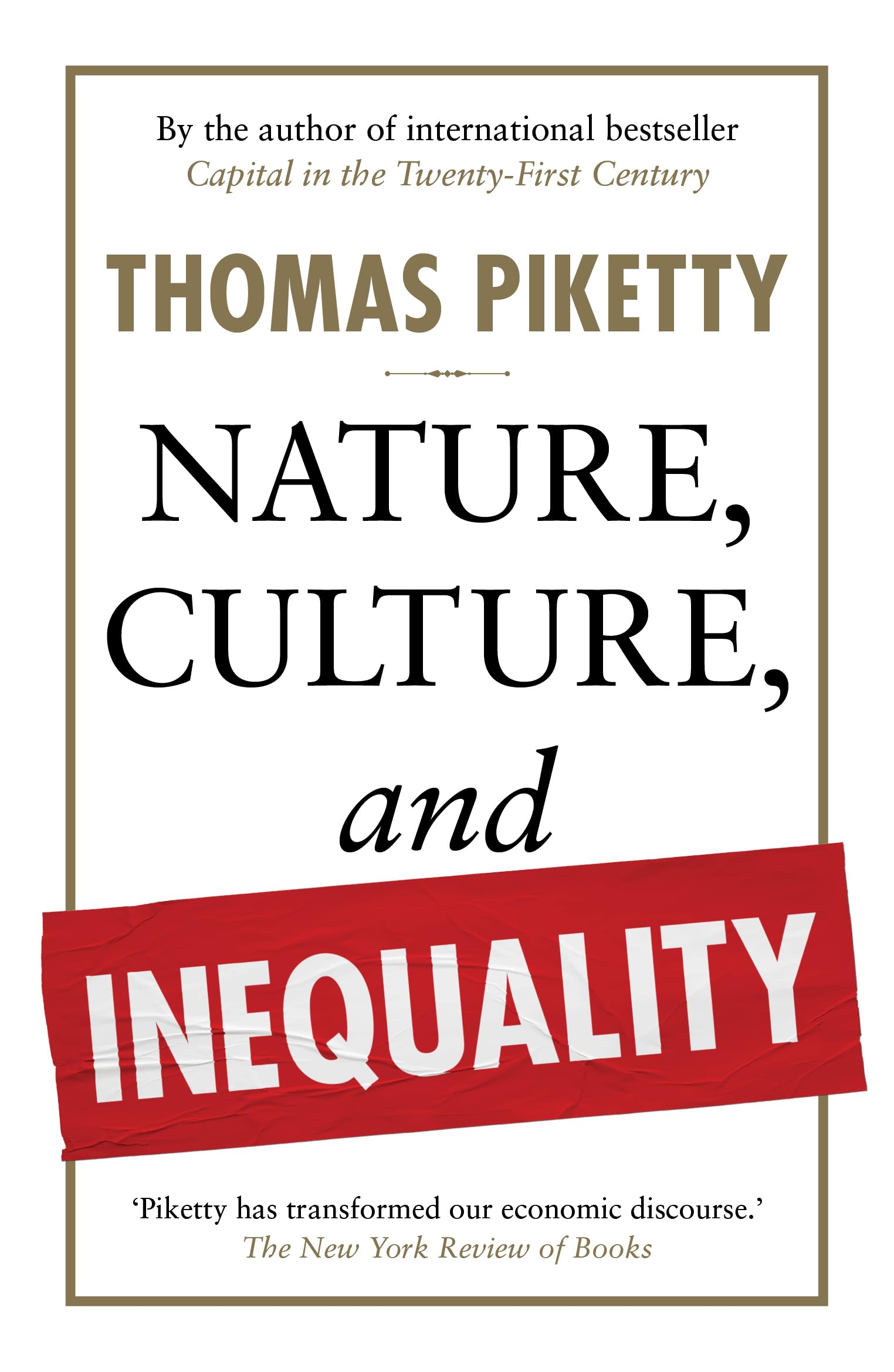 Scribe Publications Nature, Culture, and Inequality.