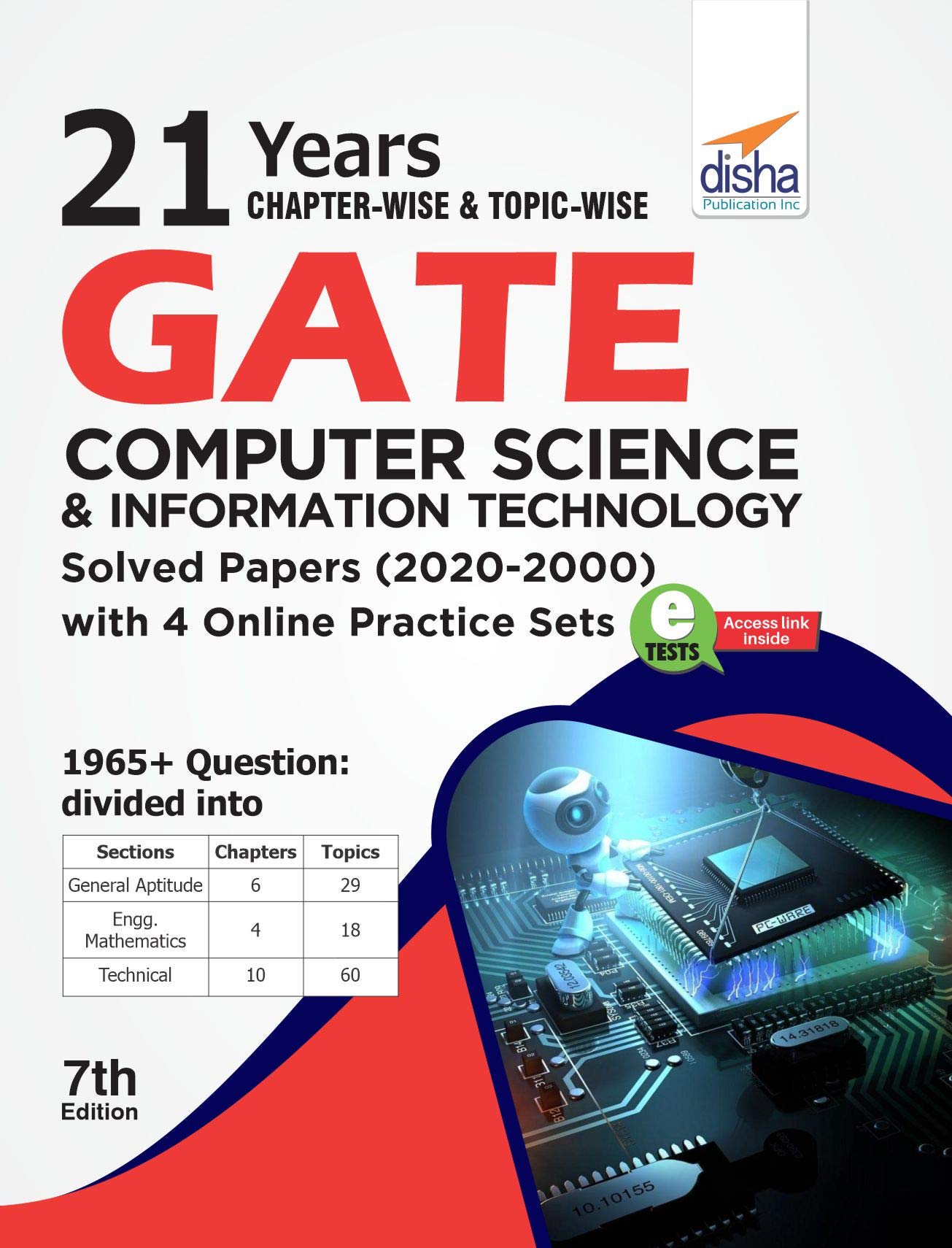 21 Years ChapterWise & TopicWise Gate Computer Science & Information Technology Solved Papers (2020  2000) With 4 Online Prac
