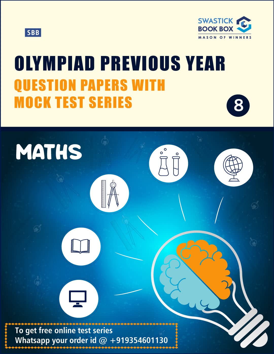 Olympiad Books For Class 8  Previous Year Question Papers and Mock Tests [Maths]