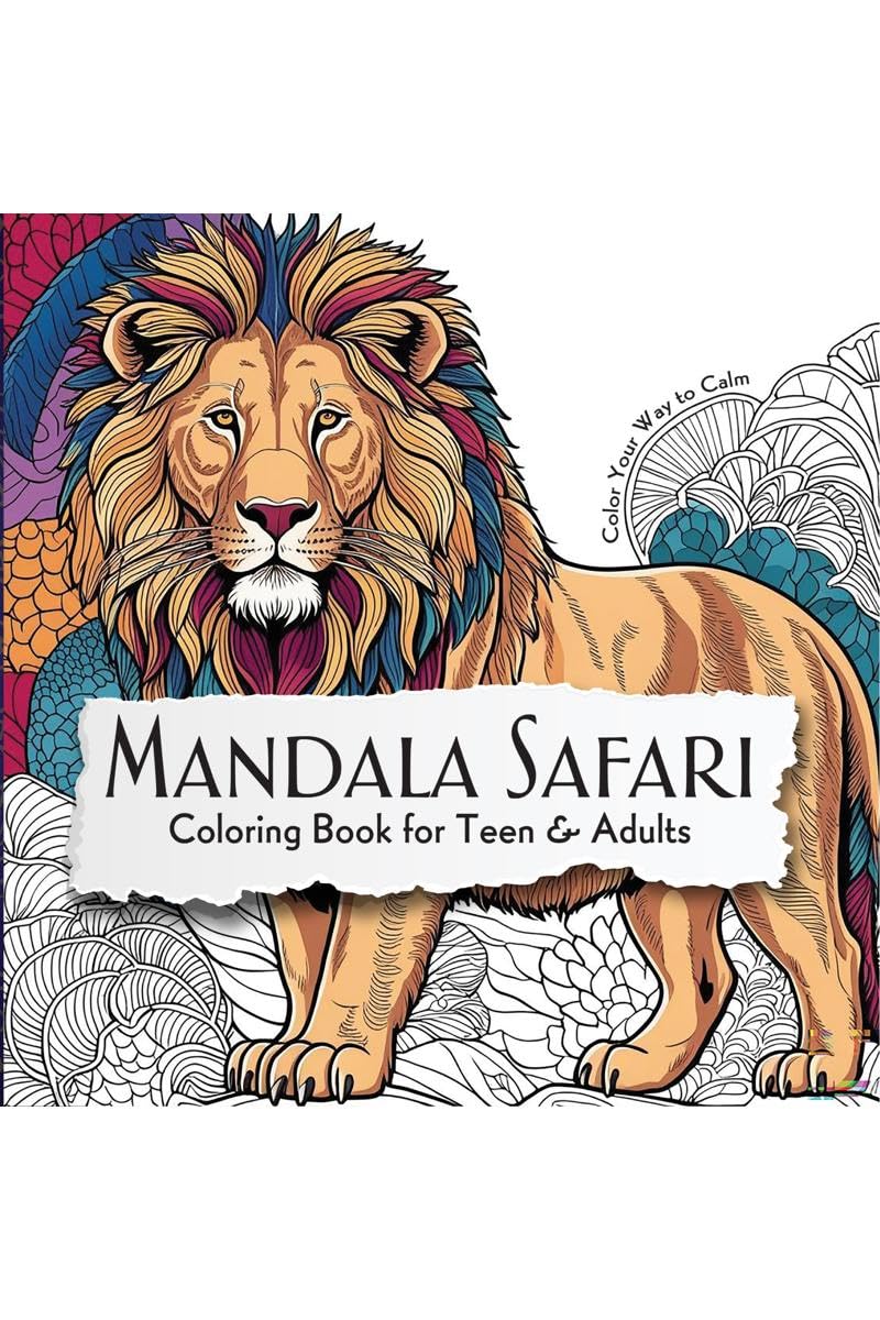 Mandala Safari: Color Your Way to Calm