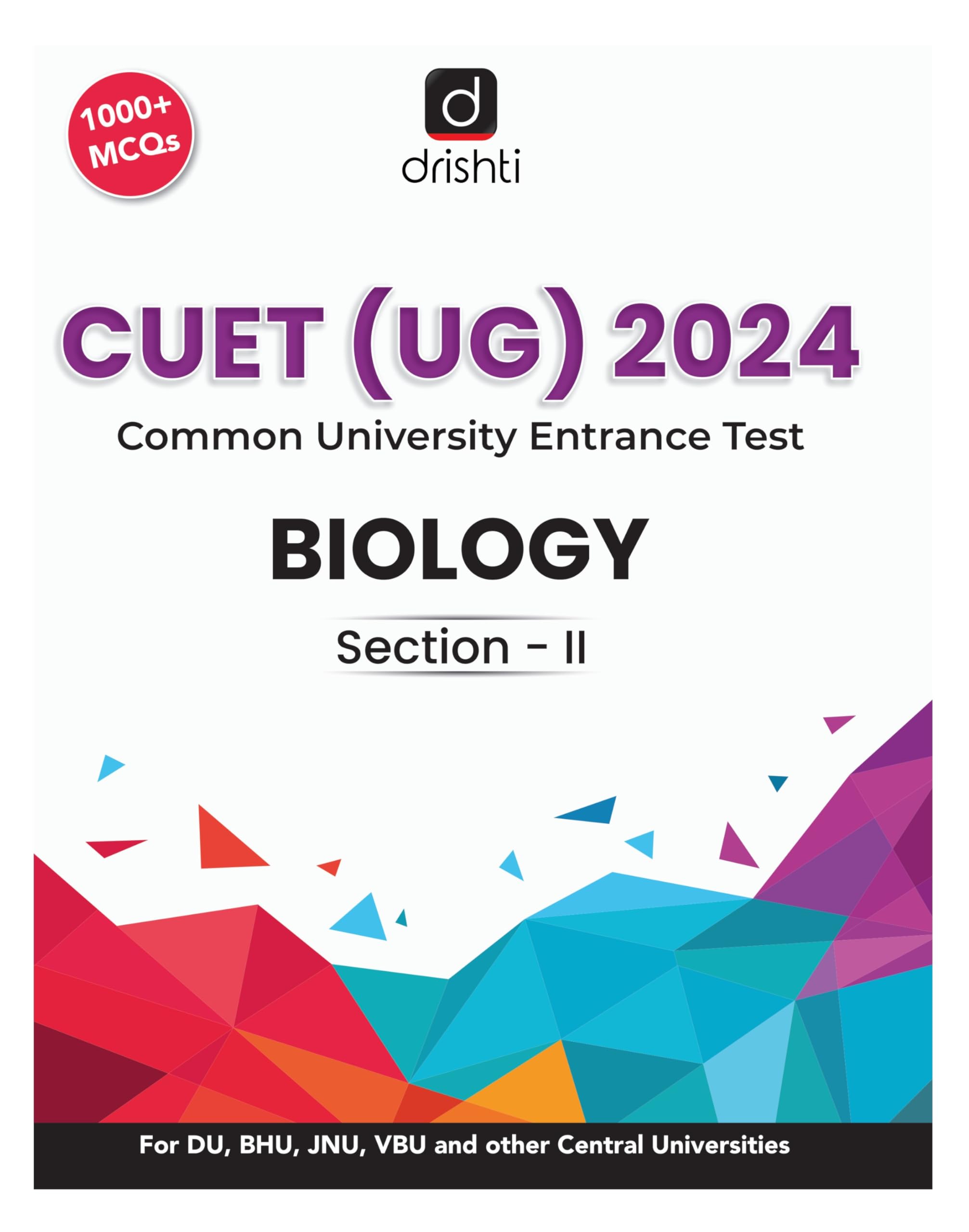 Cuet Under Graduation Biology 2024 Part 2